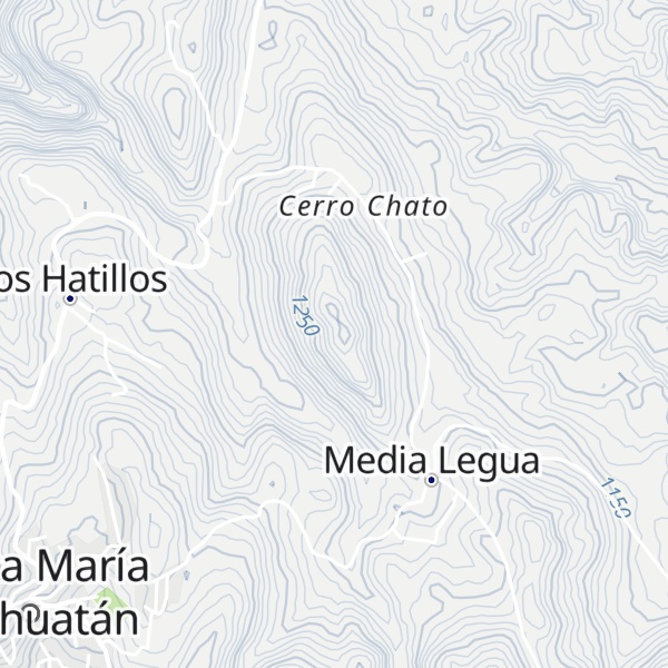 Map of Cerro Chato