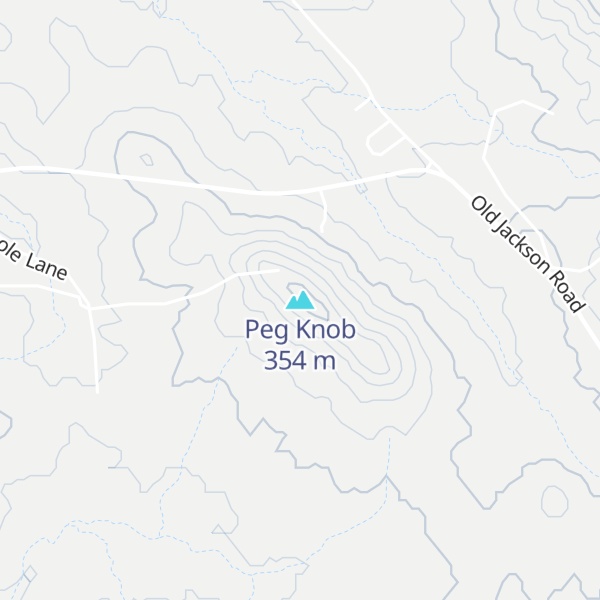 Map of Peg Knob