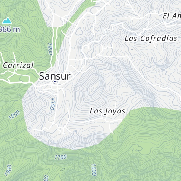 Map of Cerro de La Cruz
