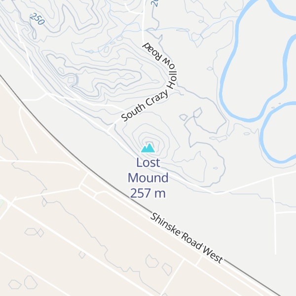Map of Lost Mound