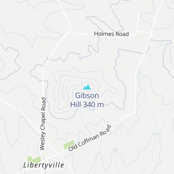 Map of Gibson Hill