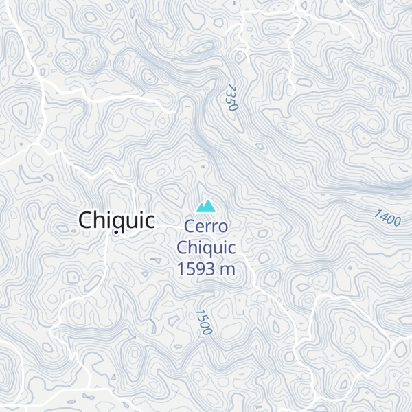 Map of Cerro Chiquic