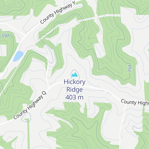 Map of Hickory Ridge