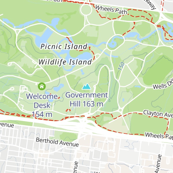 Map of Government Hill