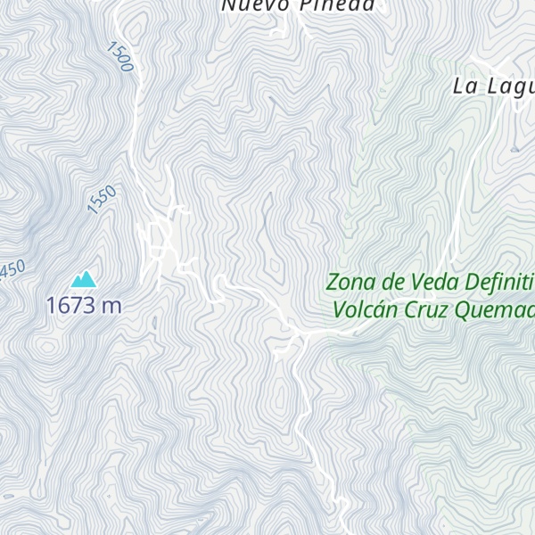 Map of Cerro Cruz Quemada