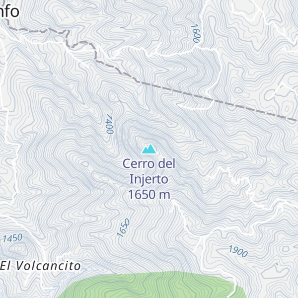 Map of Cerro del Injerto