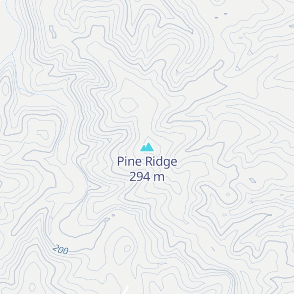 Map of Pine Ridge