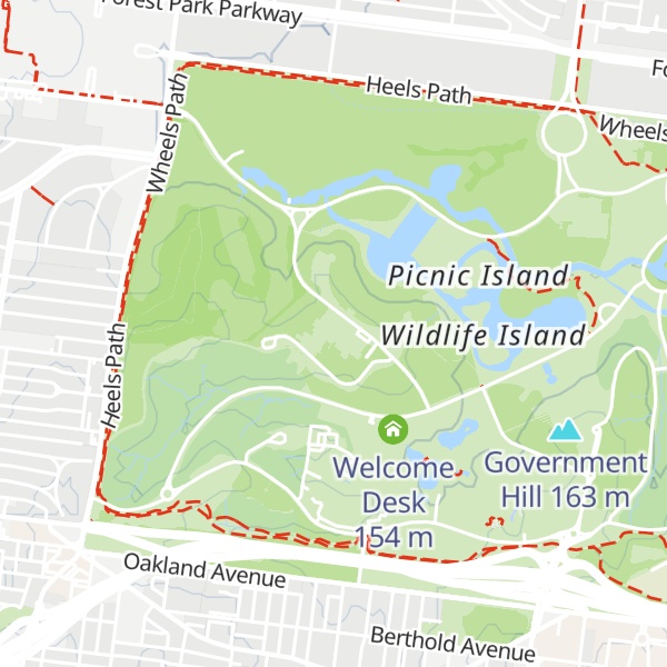 Map of Art Hill