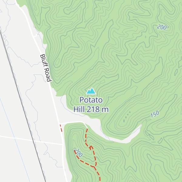 Map of Potato Hill