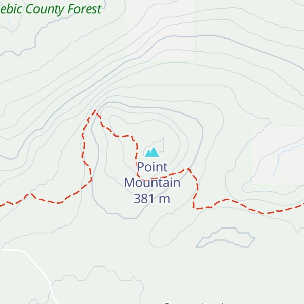 Map of Point Mountain