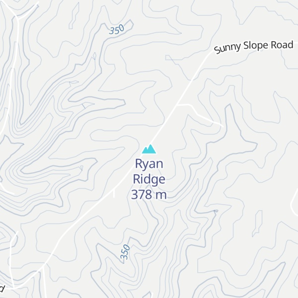 Map of Ryan Ridge
