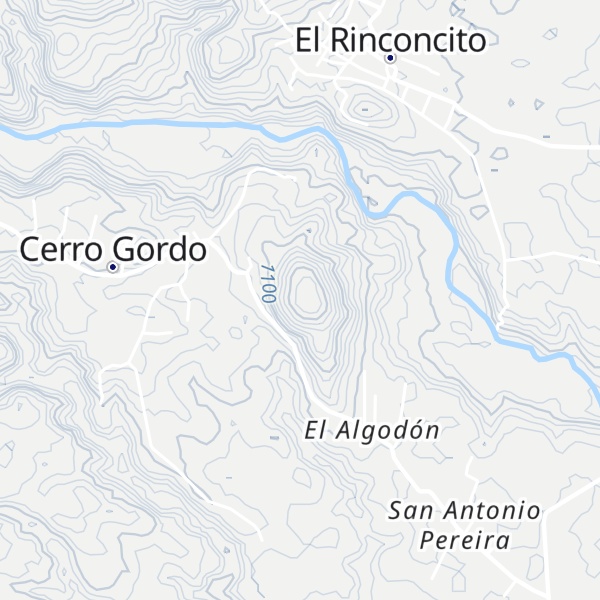 Map of Cerro Gordo