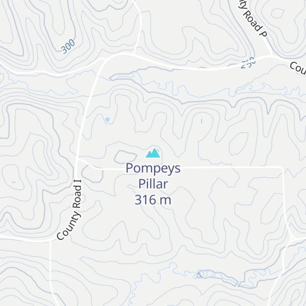 Map of Pompeys Pillar