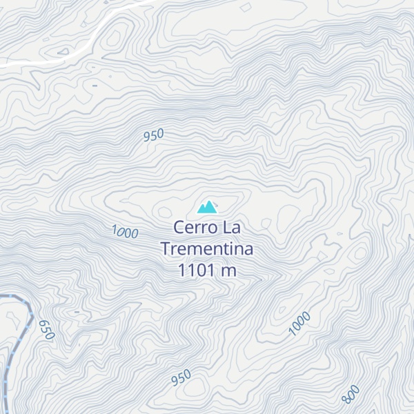 Map of Cerro La Trementina