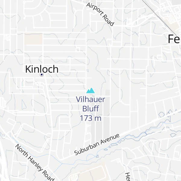 Map of Vilhauer Bluff