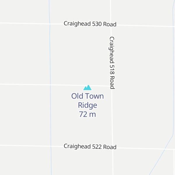 Map of Old Town Ridge