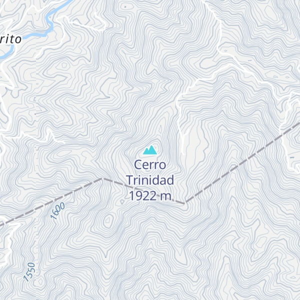 Map of Cerro Trinidad