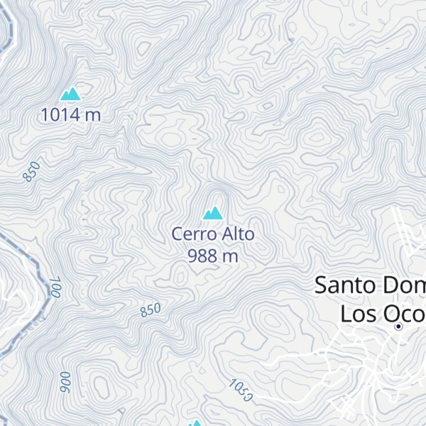 Map of Cerro Alto