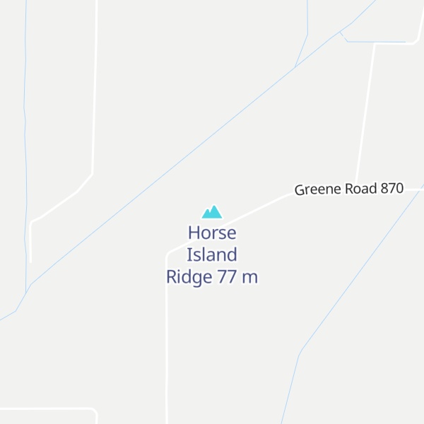 Map of Horse Island Ridge