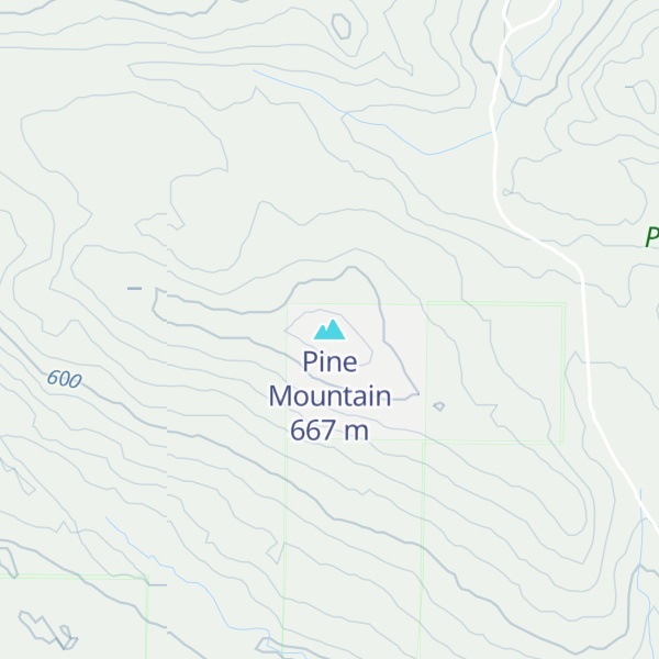 Map of Pine Mountain