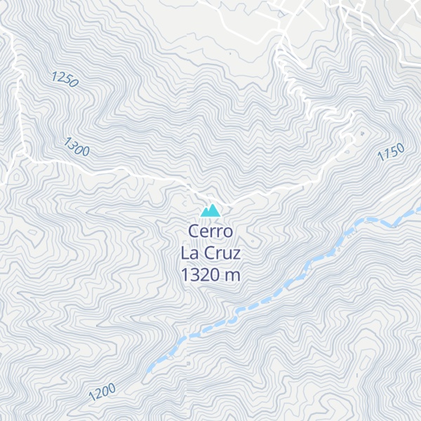 Map of Cerro La Cruz