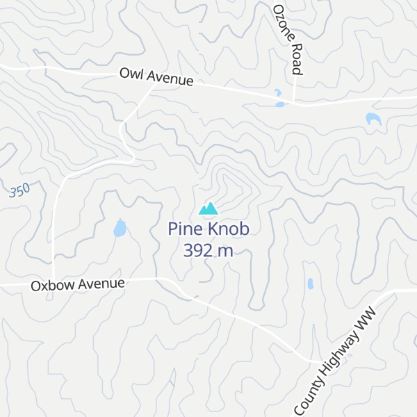 Map of Pine Knob
