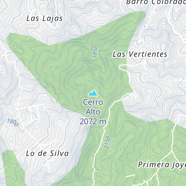 Map of Cerro Alto