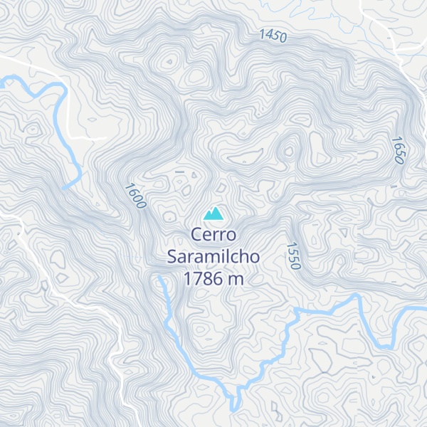 Map of Cerro Saramilcho