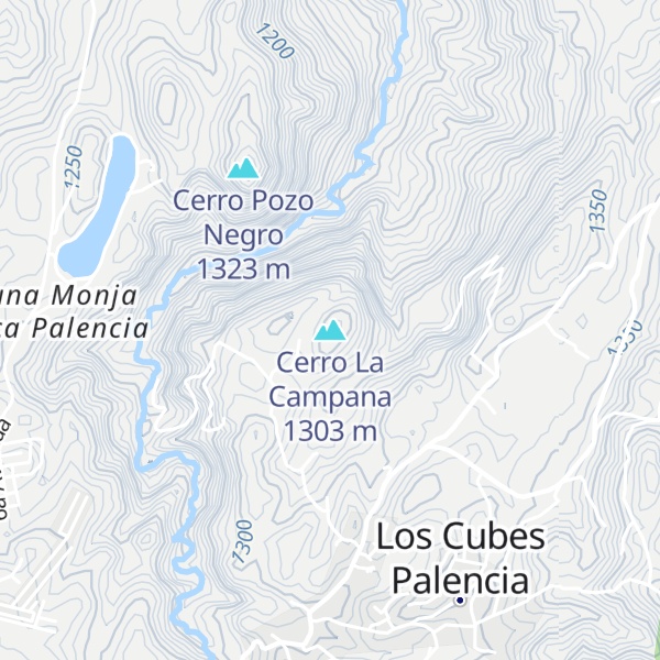 Map of Cerro La Campana