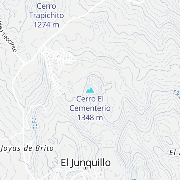 Map of Cerro El Cementerio