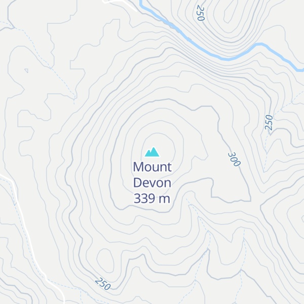 Map of Mount Devon