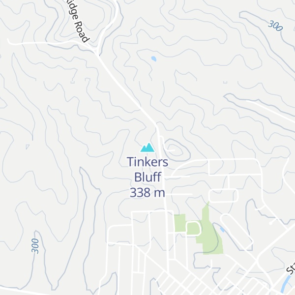 Map of Tinkers Bluff