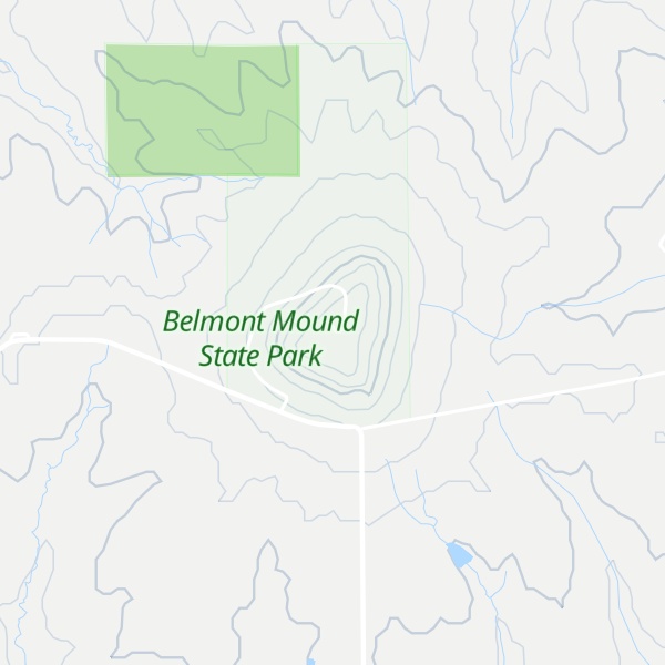 Map of Belmont Mound