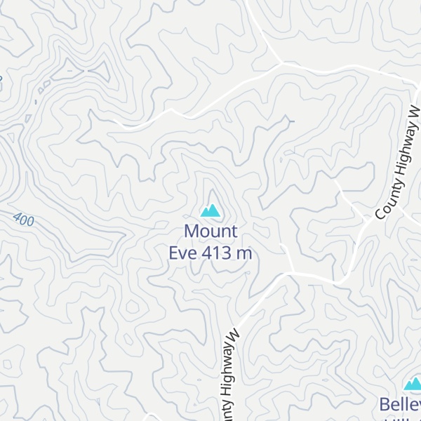 Map of Mount Eve