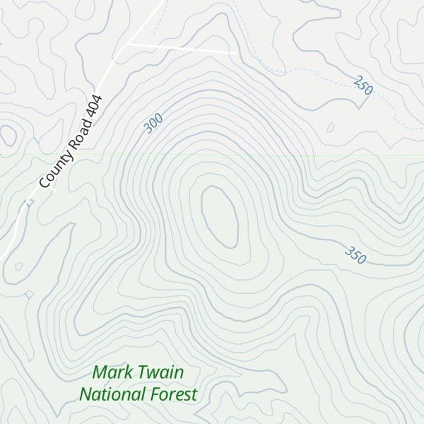 Map of Little Matthews Mountain