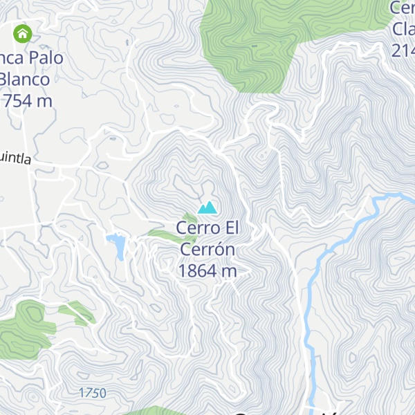 Map of Cerro El Cerrón
