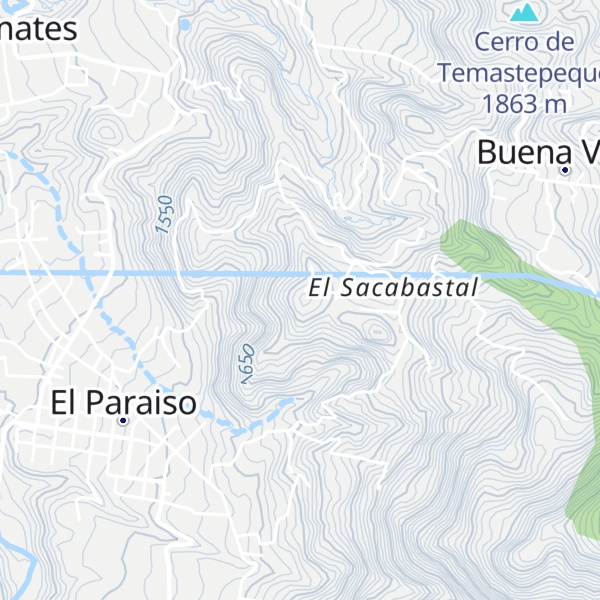 Map of Cerro El Astillero