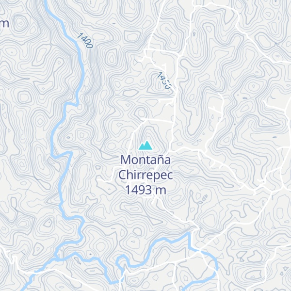 Map of Montaña Chirrepec