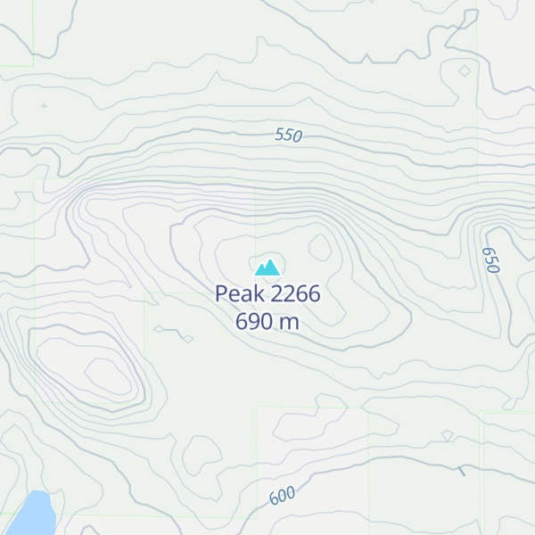 Map of Peak 2266