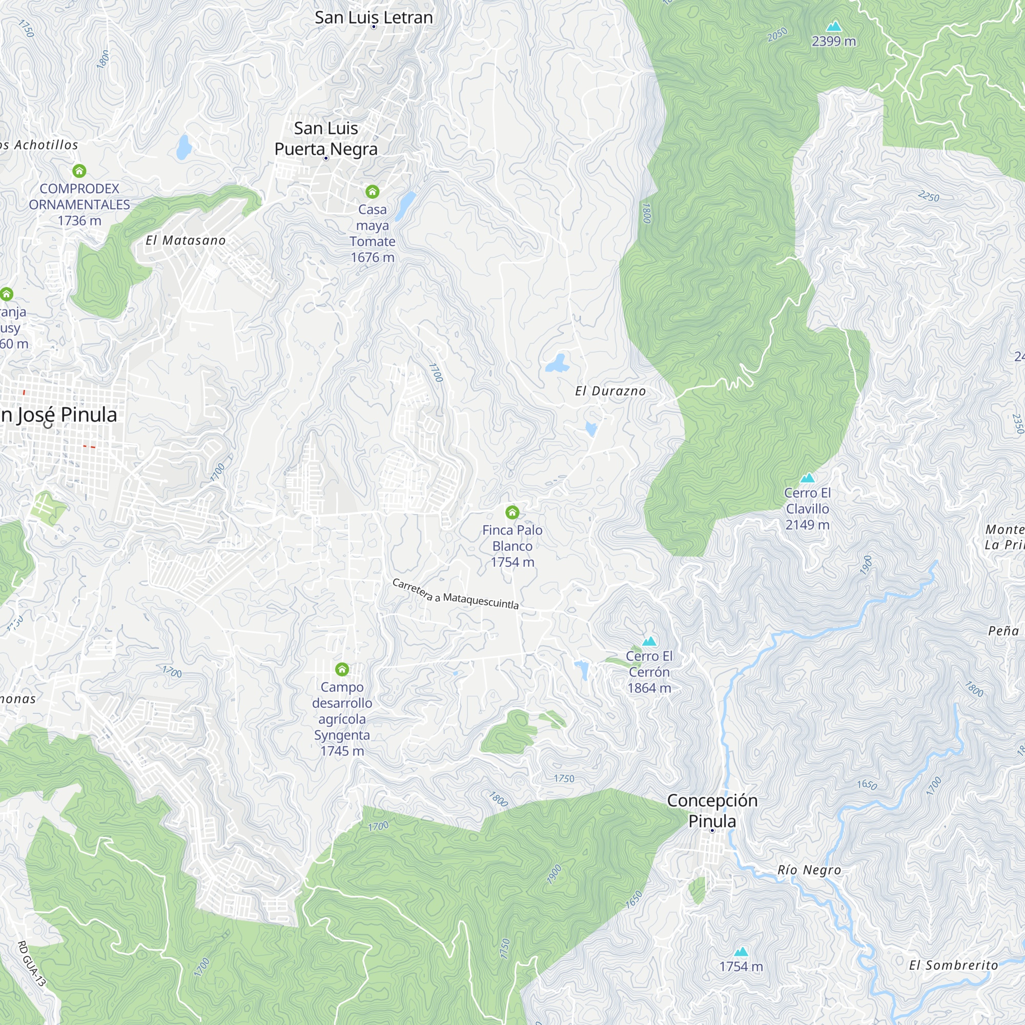 Finca Palo Blanco map