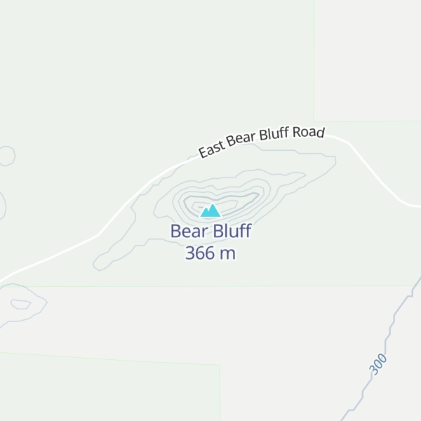 Map of Bear Bluff