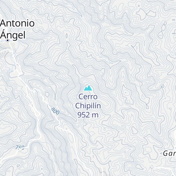 Map of Cerro Chipilín