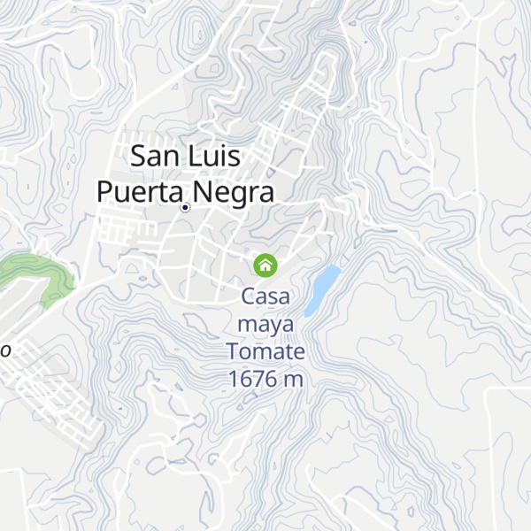 Map of Casa maya Tomate