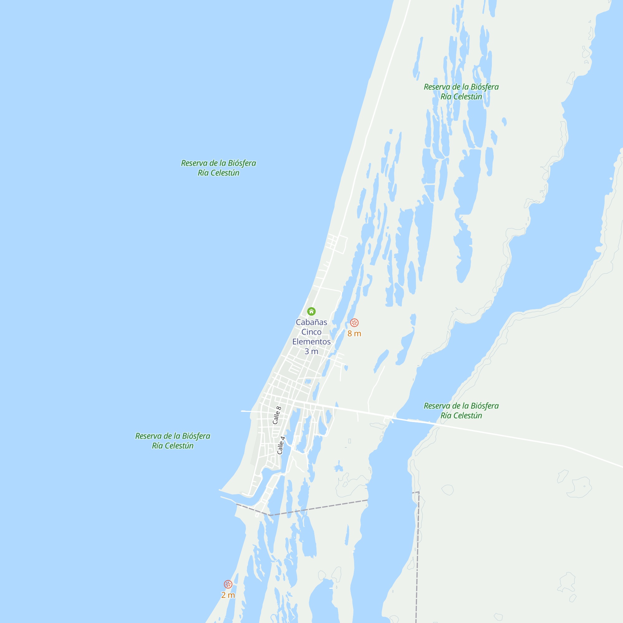 Cabañas Cinco Elementos map