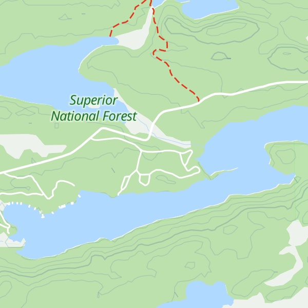 Map of Tamarack Cabin