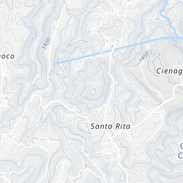 Map of Cerro El Socorro