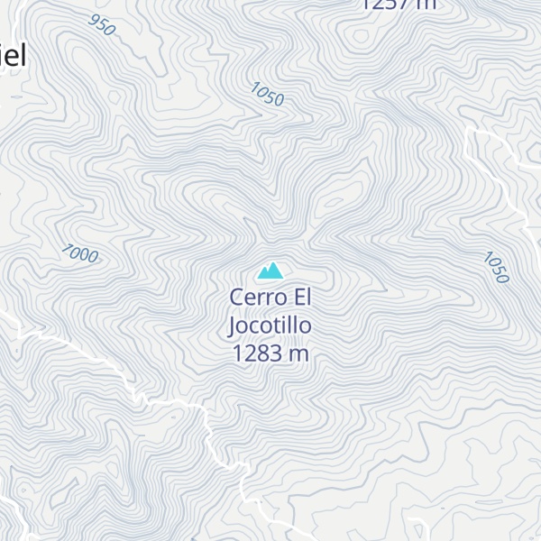 Map of Cerro El Jocotillo