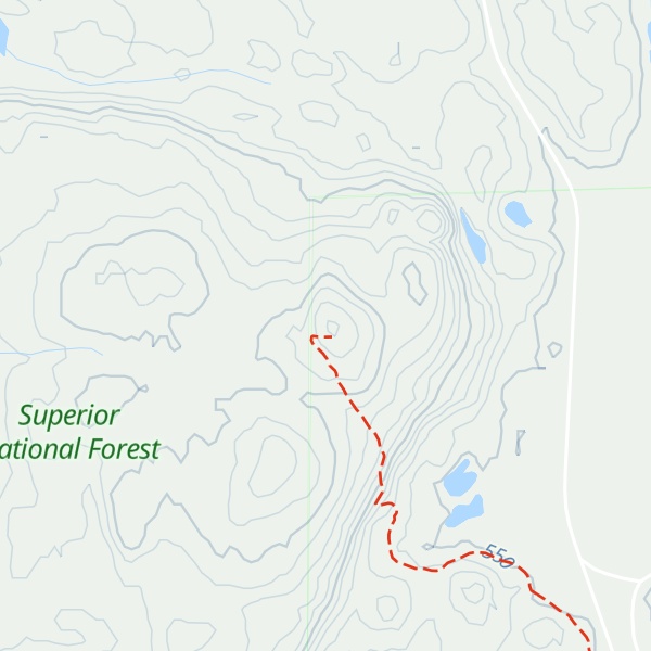 Map of Lima Mountain