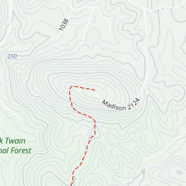 Map of Little Grass Mountain