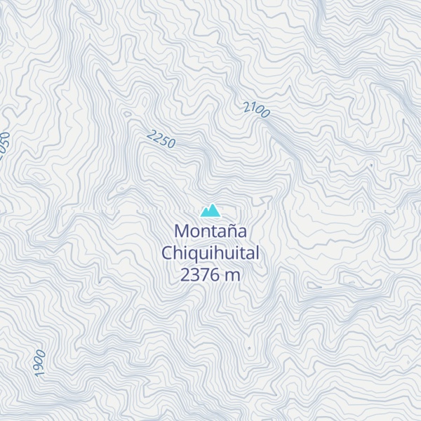 Map of Montaña Chiquihuital